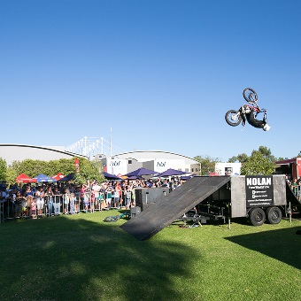 X Trail event at HBF Stadium front lawn