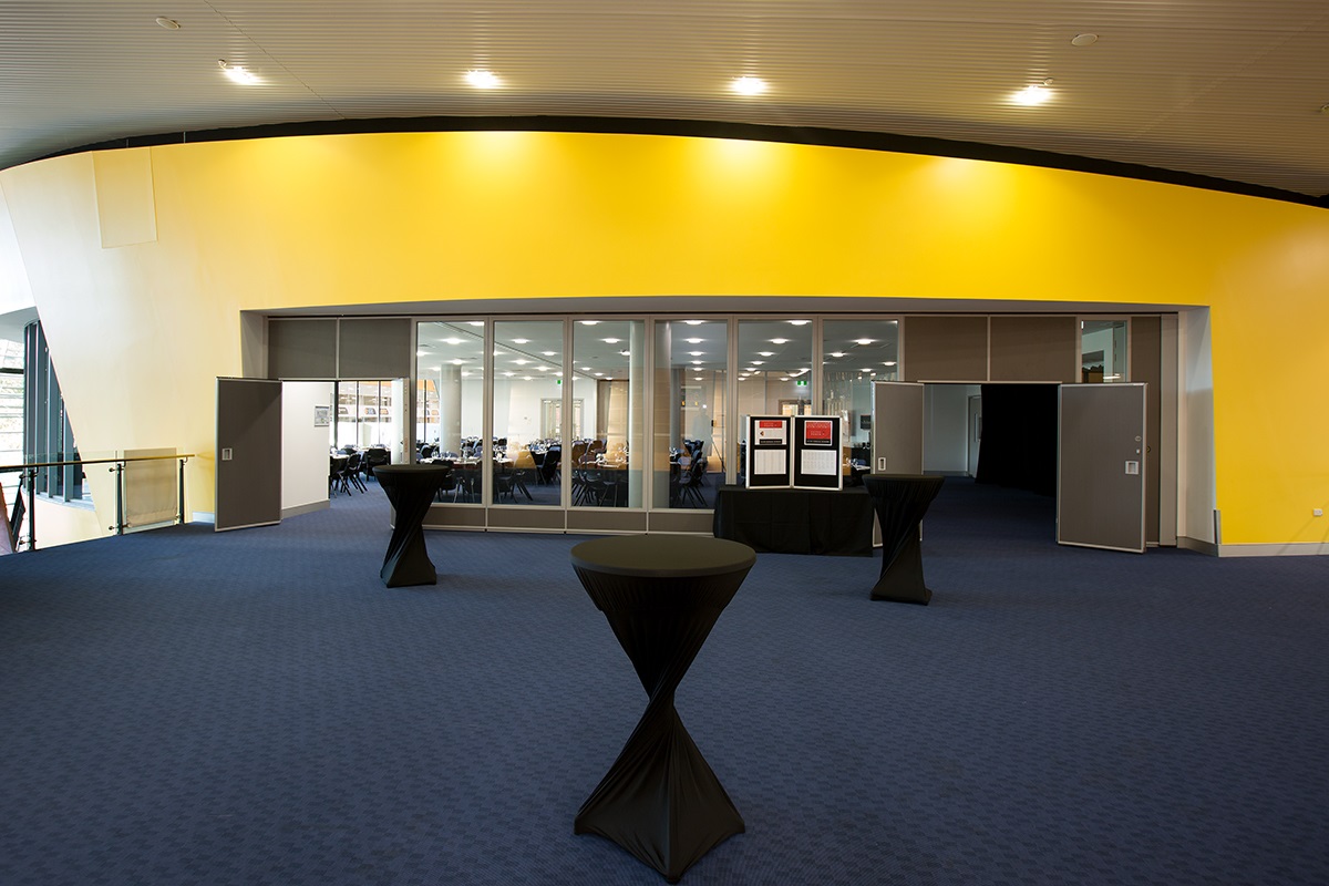 A photo of an open spaced function area at the Bendat Basketball Centre in Mount Claremont, Perth